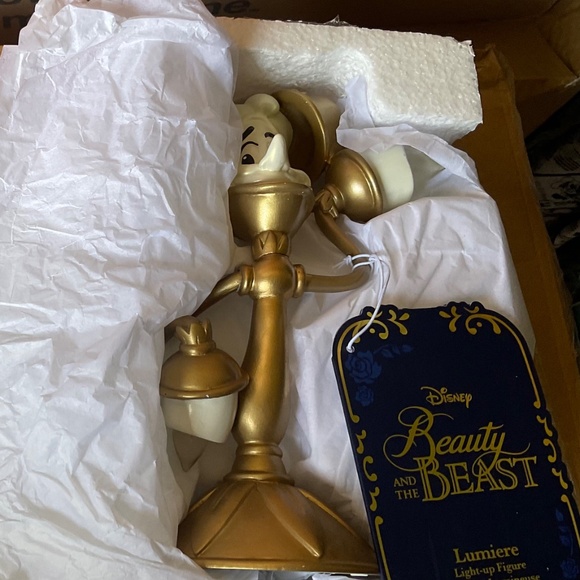 LIMITED DISNEY ‘’LUMIERE ‘’  BEAUTY AND THE BEAST   Lights up .. - Picture 5 of 6
